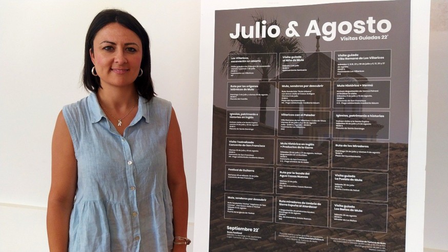 Alejandra Muñoz, concejala de Turismo de Mula, nos presenta la programación de actividades para julio y agosto