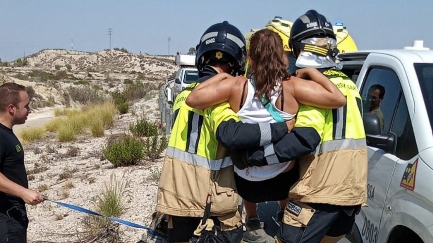 Dos senderistas accidentados ingresan en el hospital Morales Meseguer