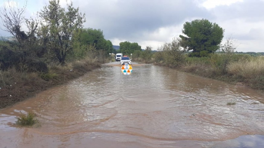 GALERÍA | Incidencias y problemas de tráfico en varios municipios por la lluvia