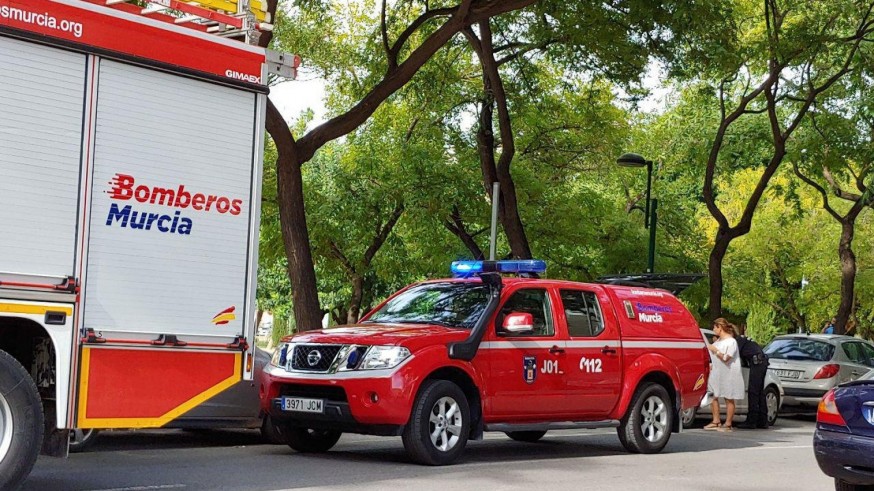 Bomberos de Murcia en una intervención