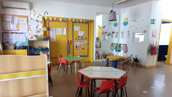 Aula de infantil de un centro educativo de la Región. ORM