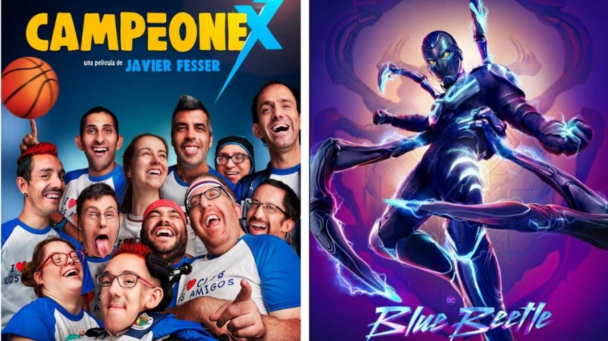 Vamos al cine con Antonio Rentero. Distintos superhéroes en 'Campeonex' y 'Blue Beetle'