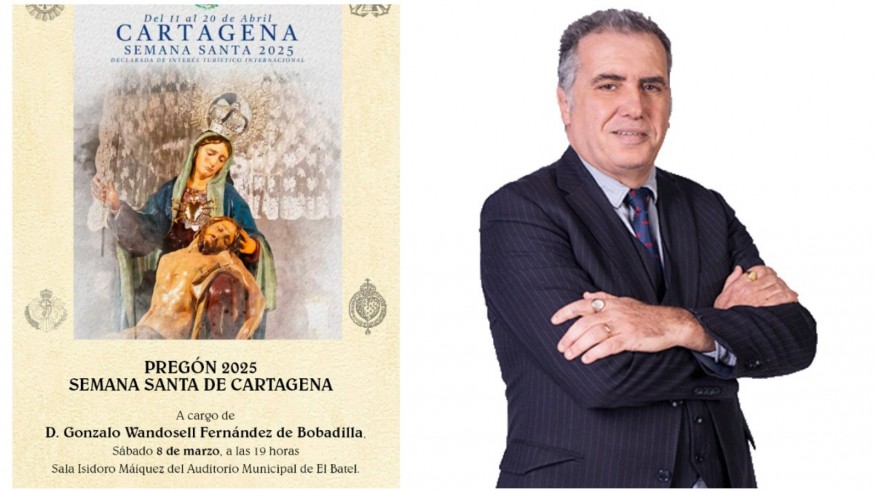 Cartagena. Gonzalo Wandosell pregona hoy la Semana Santa