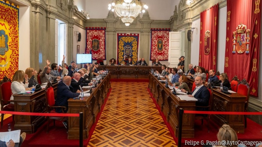 La oposición impide la aprobación de las ordenanzas fiscales en Cartagena