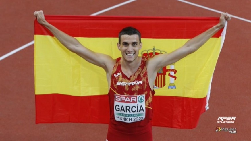 El murciano Mariano García consigue el oro en el europeo de atletismo