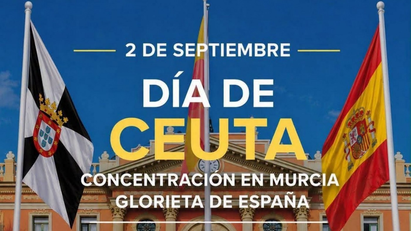 Murcia se concentra en apoyo a Ceuta el 2 de septiembre en la Glorieta
