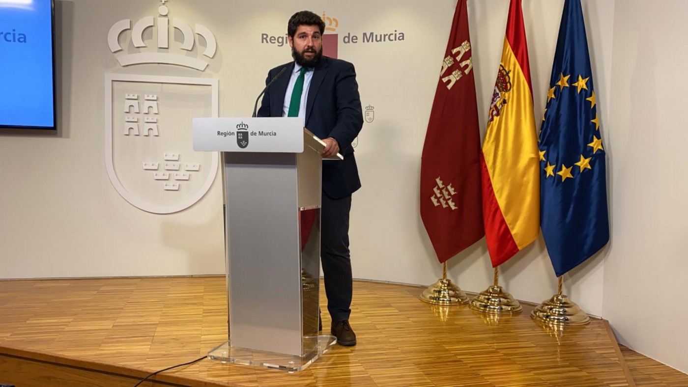 López Miras, en rueda de prensa tras el Consejo de Gobierno