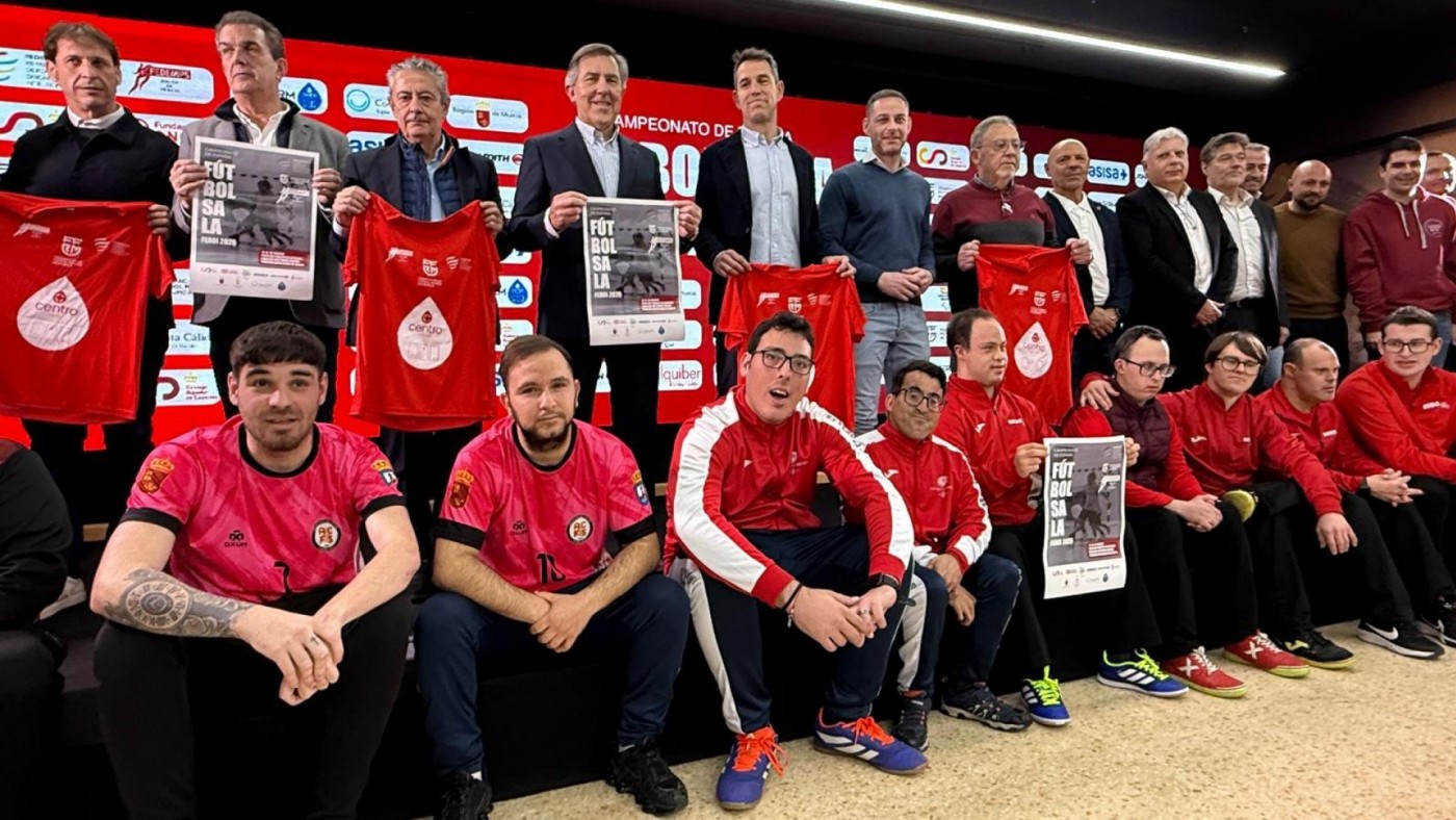 Murcia, sede del Campeonato de España de fútbol sala para Personas con Discapacidad Intelectual