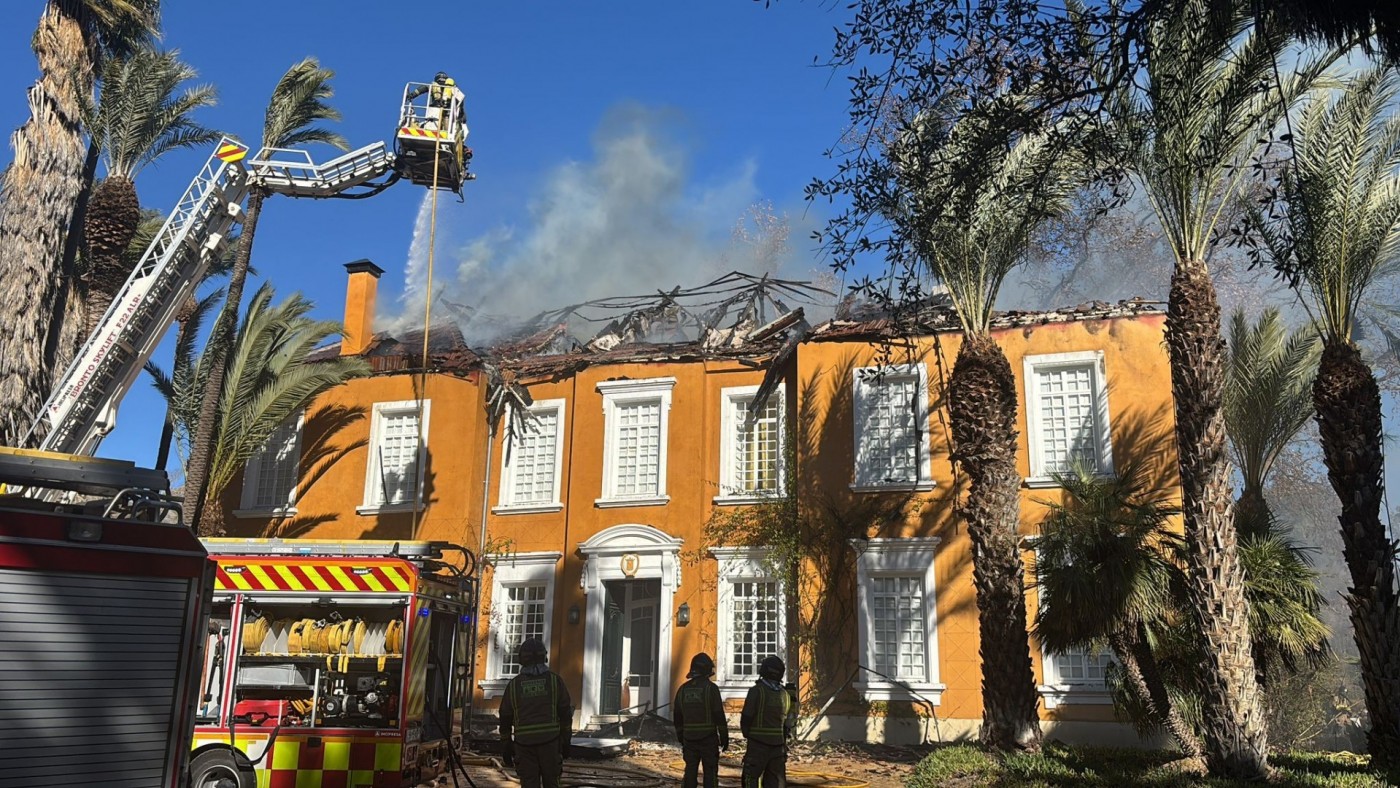 Extinguido el incendio en el Parque de La Marquesa en Ulea