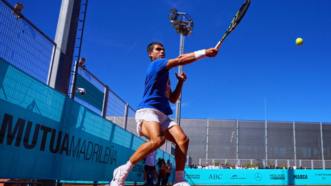Alcaraz debutará en el Madrid Open ante Ruusuvuori