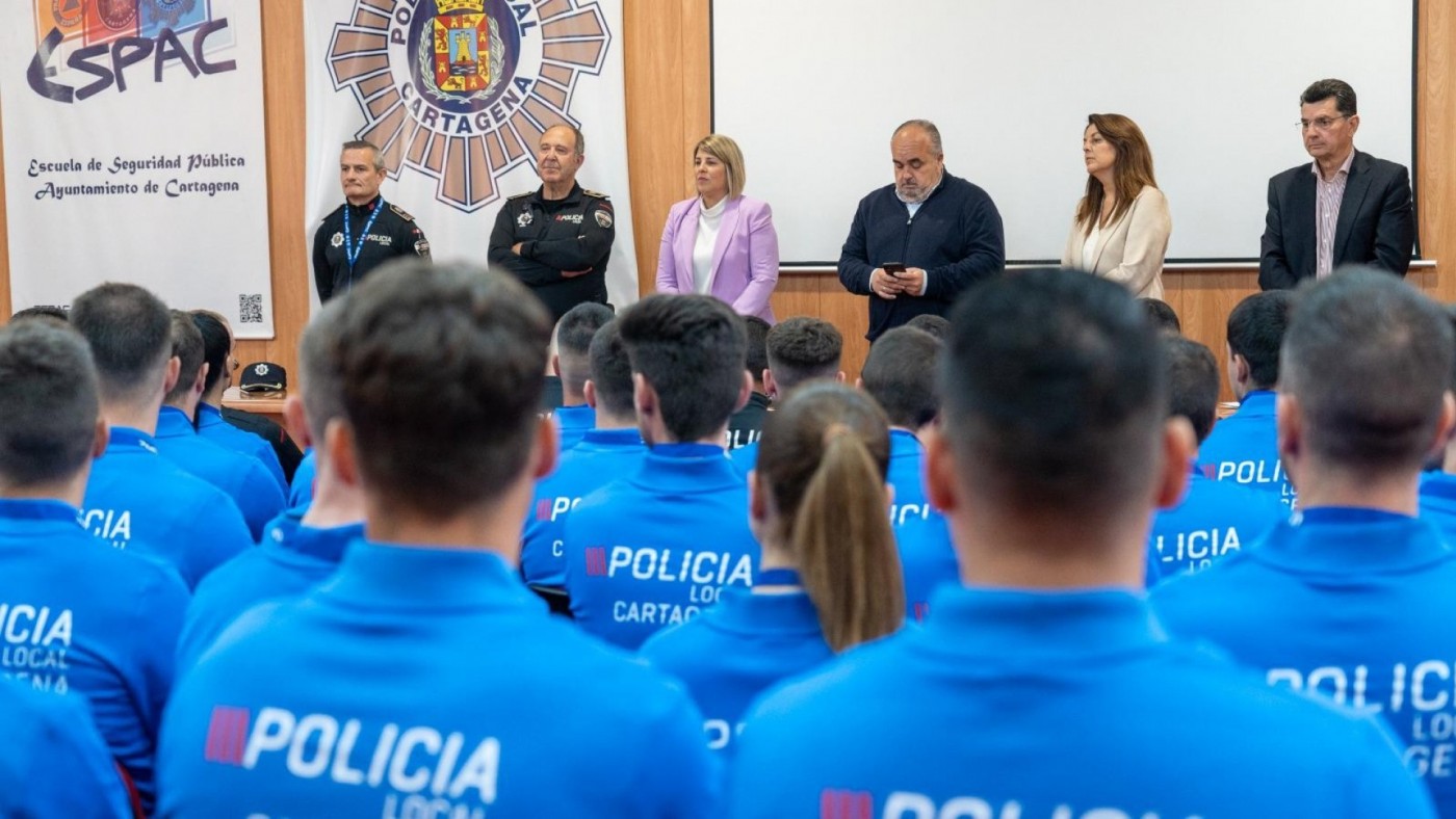 Comienza la formación de 54 futuros agentes de la Policía Local de Cartagena