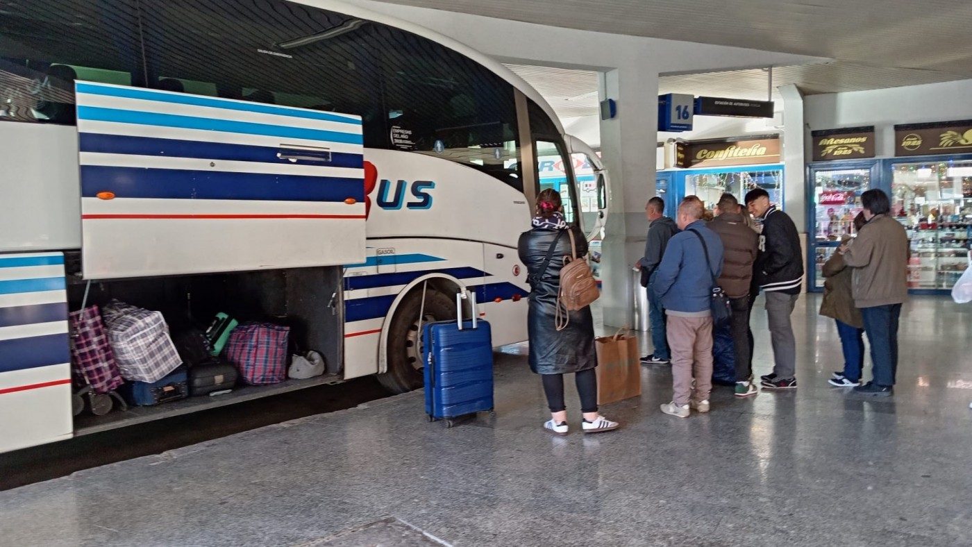 Día de idas y venidas para pasar estos días en familia 