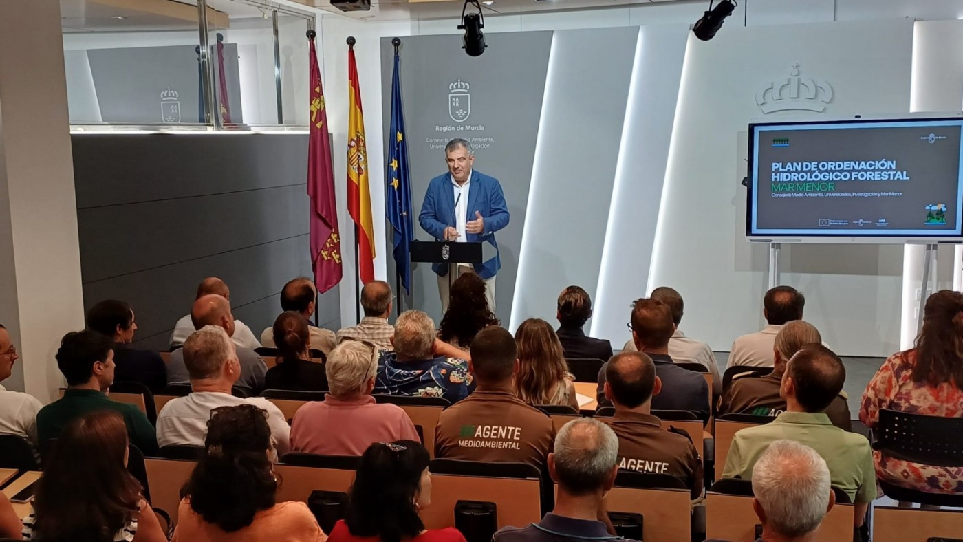 La Comunidad actuará en la zona forestal de las cabeceras de las ramblas en la cuenca del Mar Menor