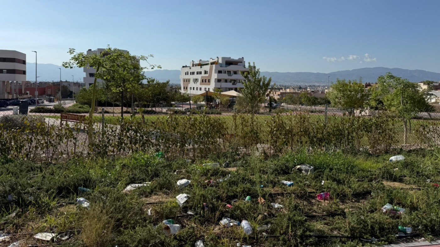 El PSOE de Murcia reclama un nuevo contrato de parques y jardines ante el deterioro de las zonas verdes