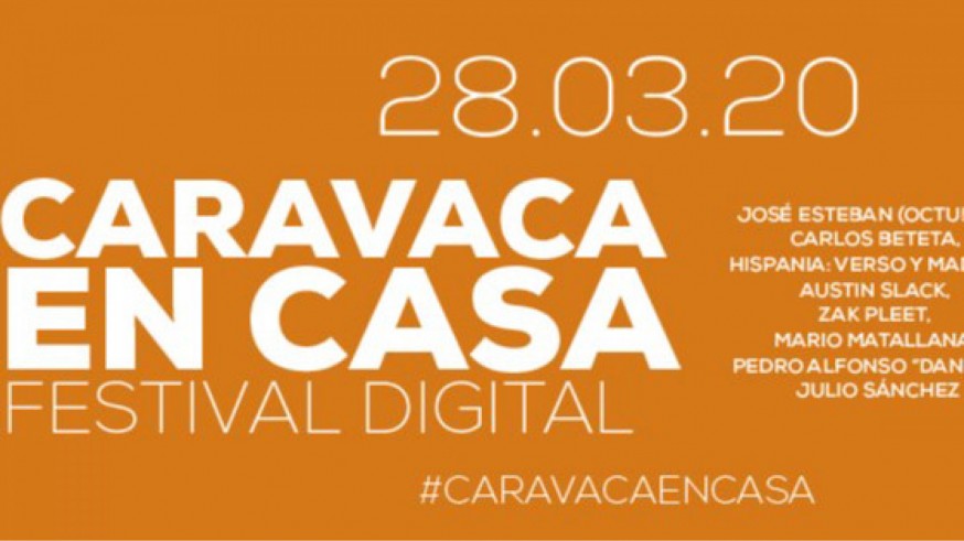 MÚSICA DE CONTRABANDO 25/03/2020.En Caravaca también se han montado un festival digital, #CaravacaEnCasa.