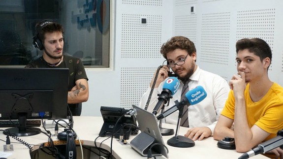 Samuel Pérez, Kiko Torres y Ávaro Mediavilla
