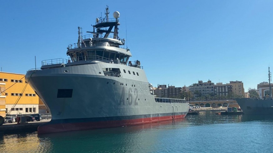 Así es el buque auxiliar que pasará a formar parte de la Armada en Cartagena