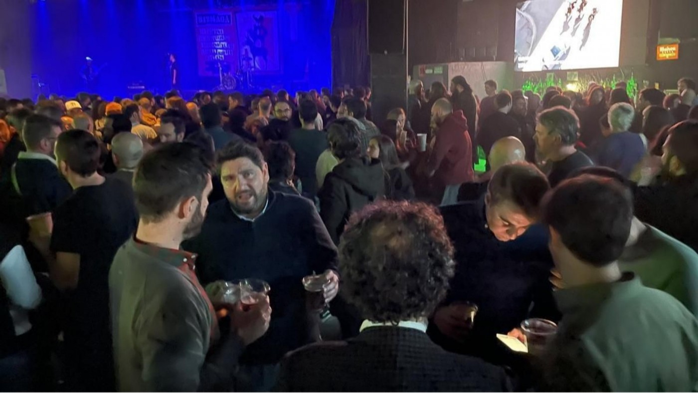 Dos detenidos por amenazar a López Miras en Madrid. Cedida