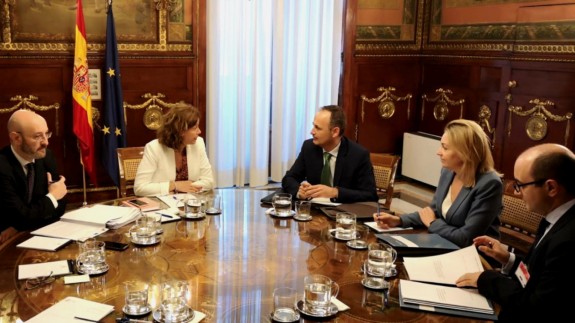 Reunión en Madrid entre Celdrán y Bardón