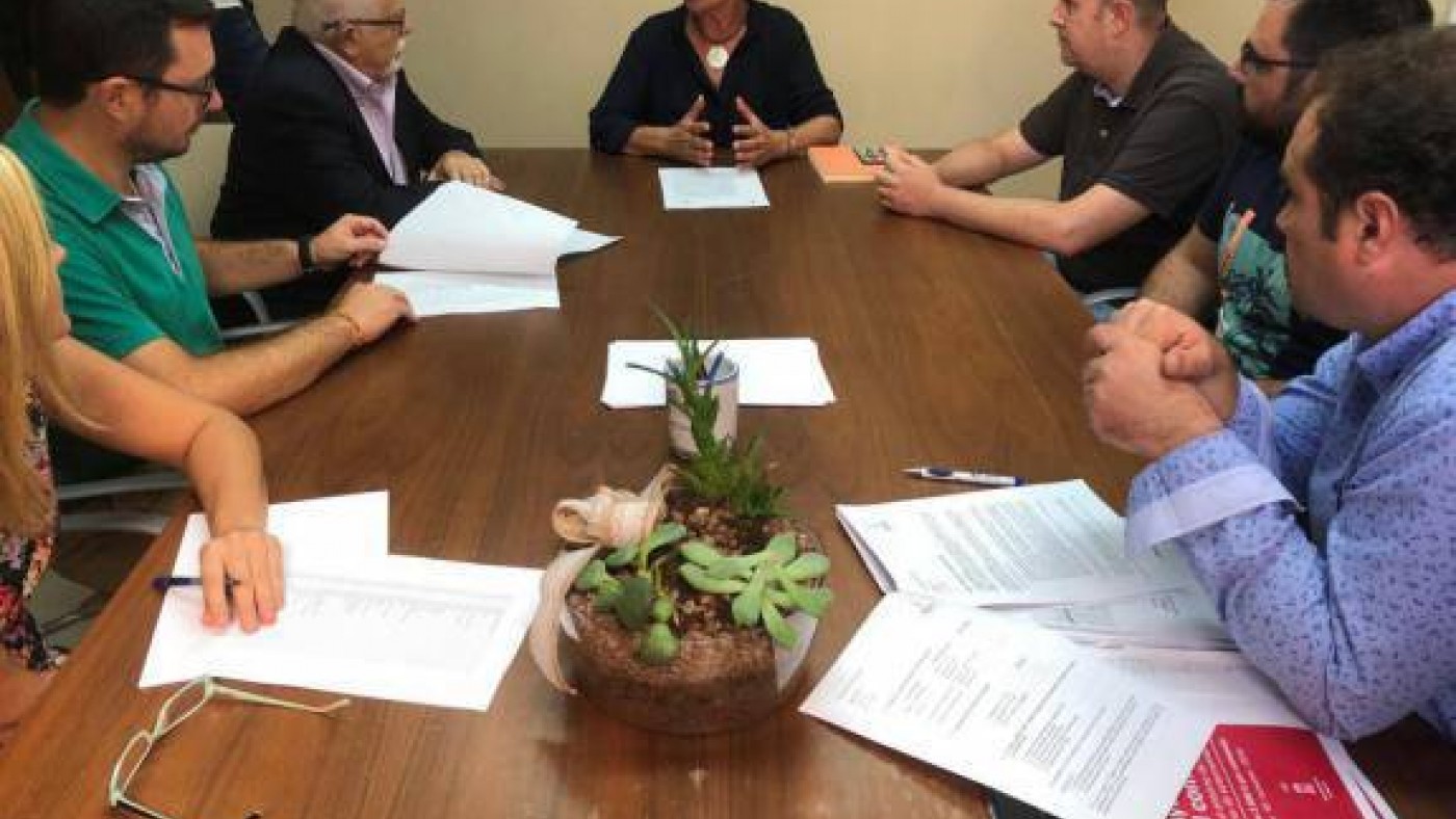 Pelegrín se reunió el pasado mes de octubre con los presidentes de juntas municipales de la zona afectada