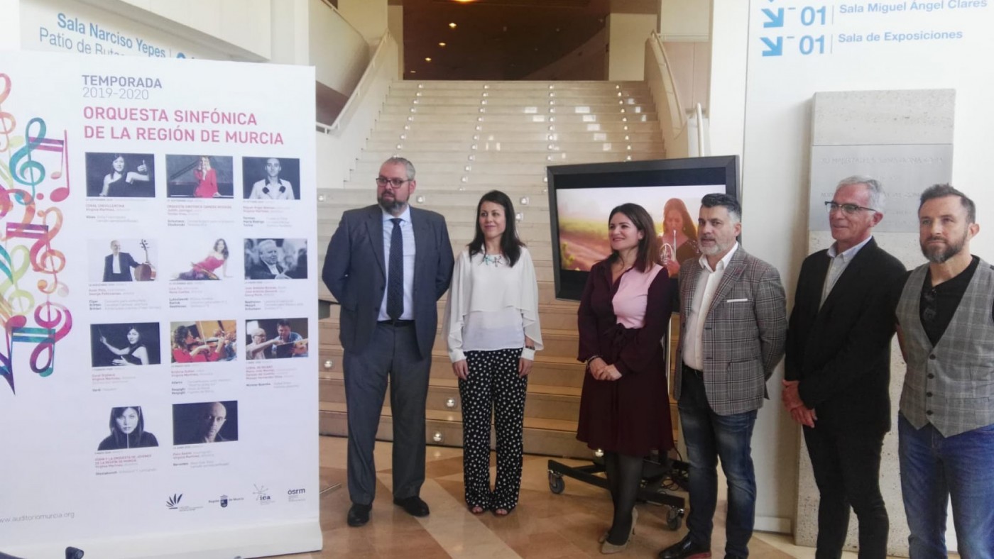 Presentación la nueva campaña y los objetivos de la temporada de la Orquesta Sinfónica de la Región de Murcia. ORM