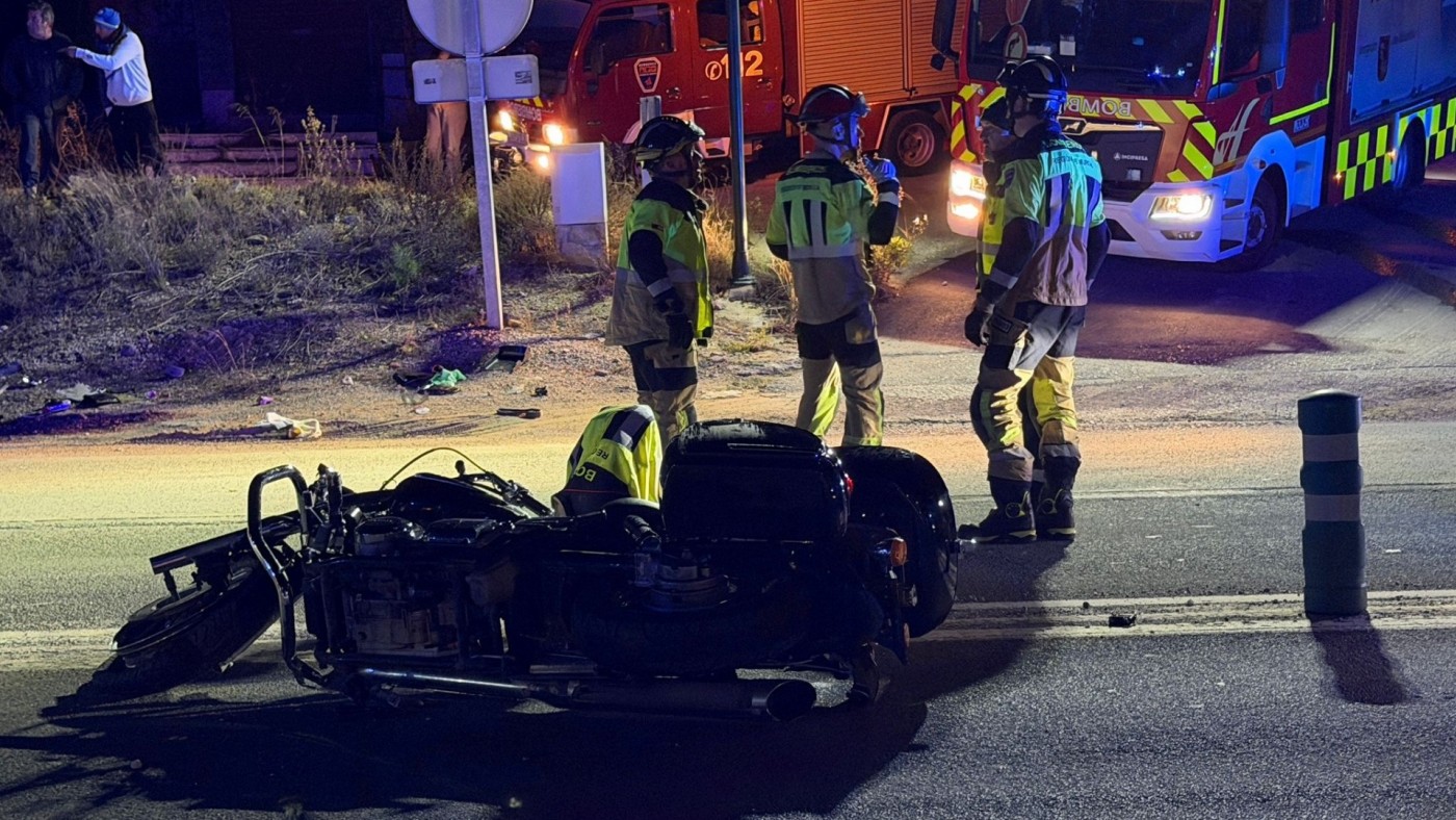 Hospitalizado muy grave un motorista de 33 años tras un accidente en Cieza