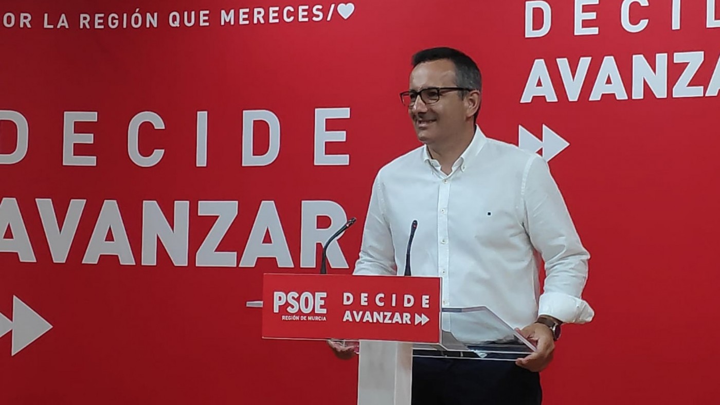 El portavoz socialista, Diego Conesa