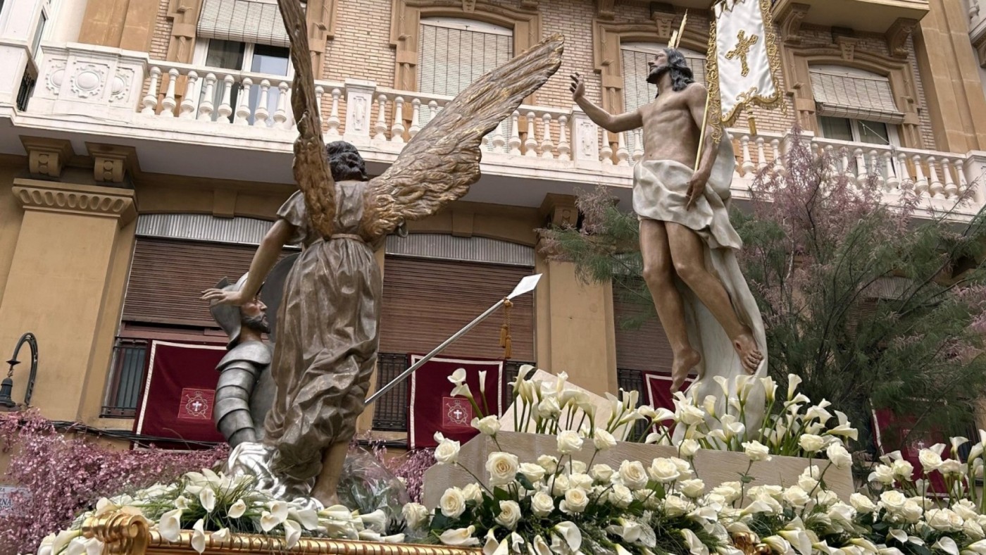 La Cofradía del Resucitado pone en Murcia el broche de oro a la Semana Santa este Domingo