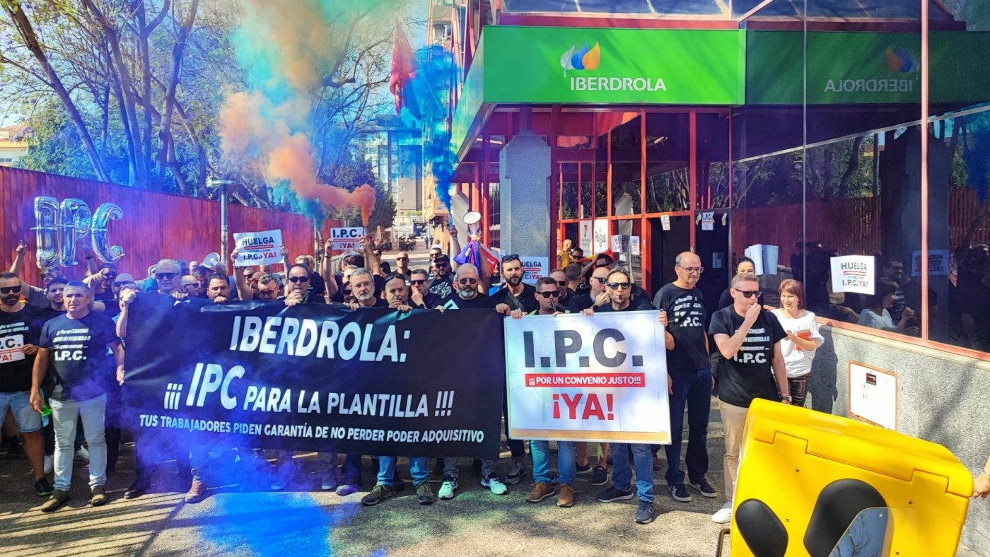 Huelga en Iberdrola por la pérdida de poder adquisitivo de los trabajadores