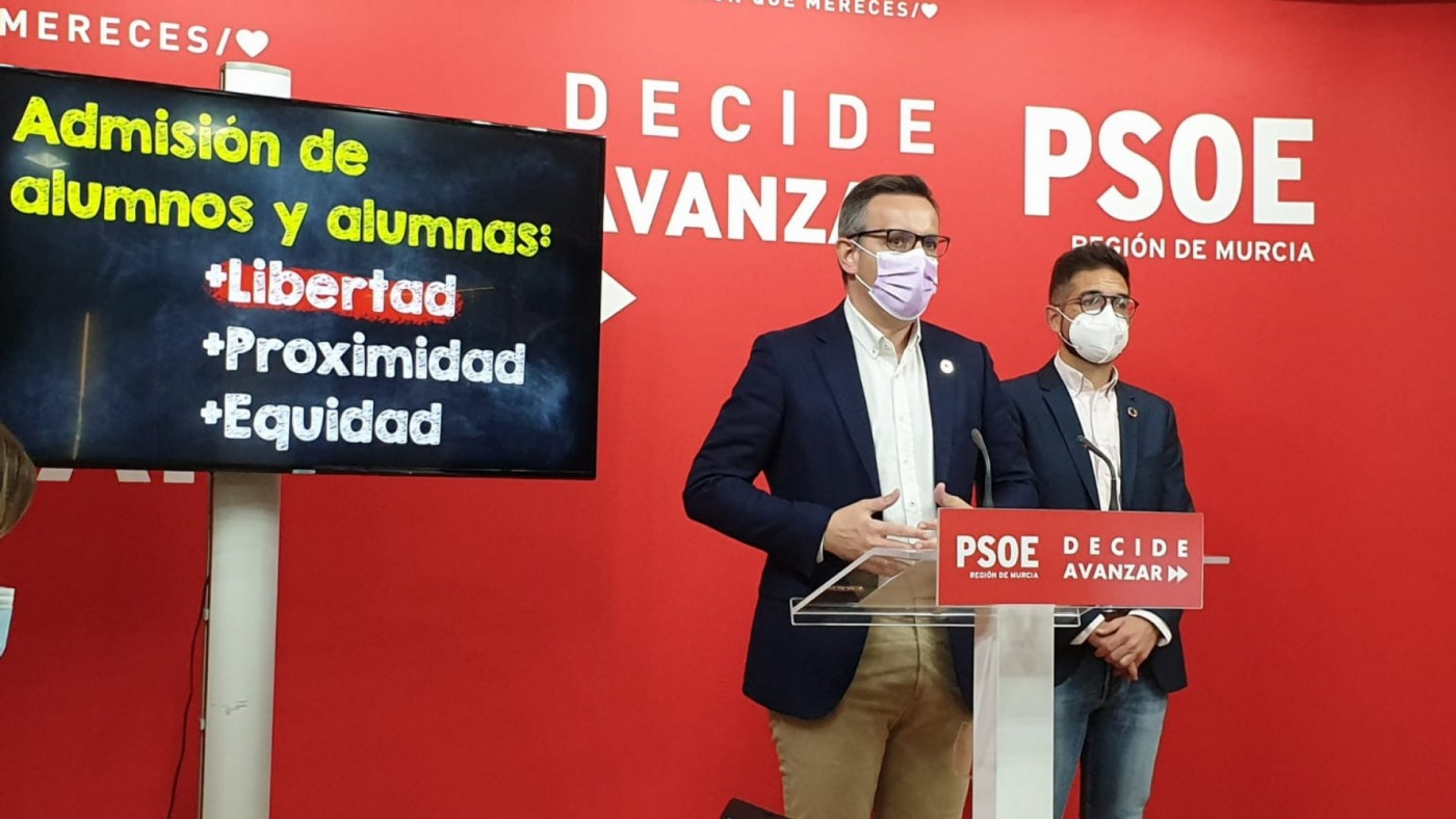 Diego Conesa y Antonio Espín en rueda de prensa. ORM
