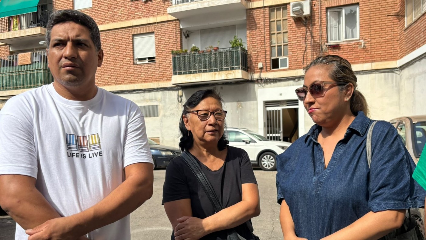 Paralizado el desahucio en el barrio murciano de La Paz