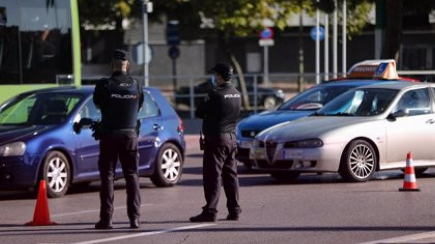 Agentes de Policía Nacional en Madrid. EUROPA PRESS