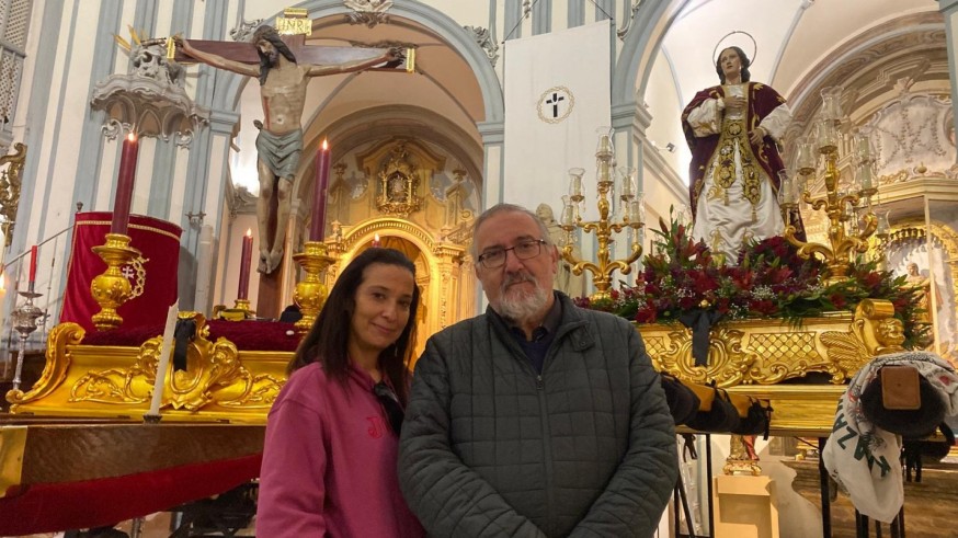 El Cristo de la Salud de Murcia acude a su encuentro con el Martes Santo