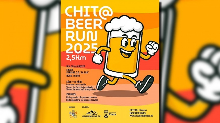 Hablamos con Eduardo Salmerón, uno de los coordinadores de la I Chito Beer Run, que se celebrará en Cieza