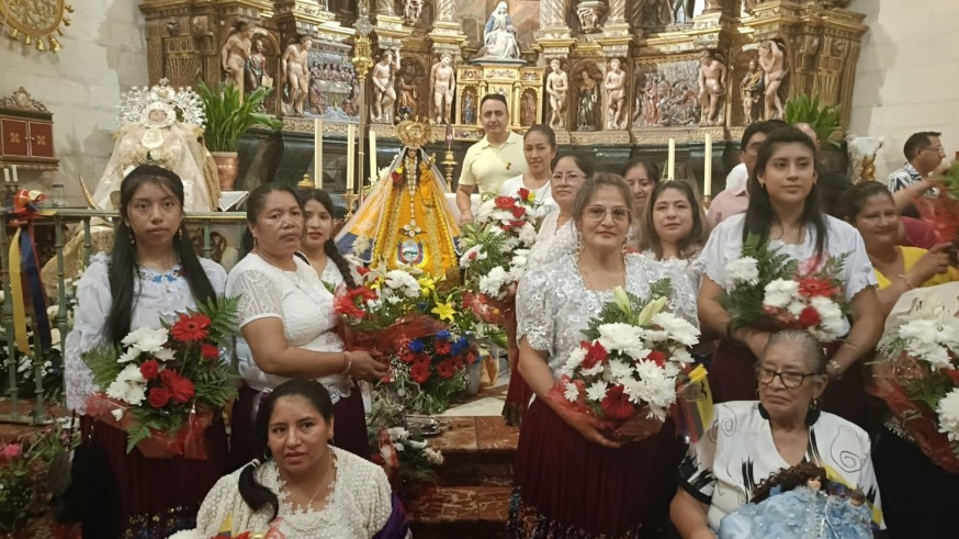 La Festividad de la Virgen del Cisne de la comunidad ecuatoriana en Jumilla