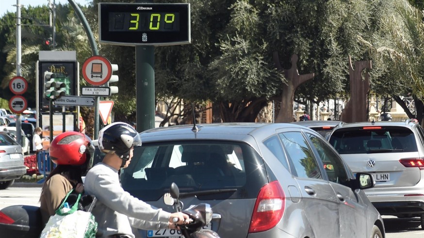 Temperaturas altas y posibilidad de tormentas este fin de semana en la Región de Murcia