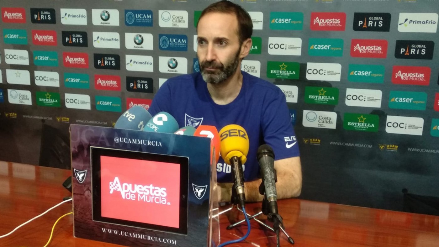 Sito Alonso: "Fichar a Lecomte demuestra la ambición del UCAM Murcia"