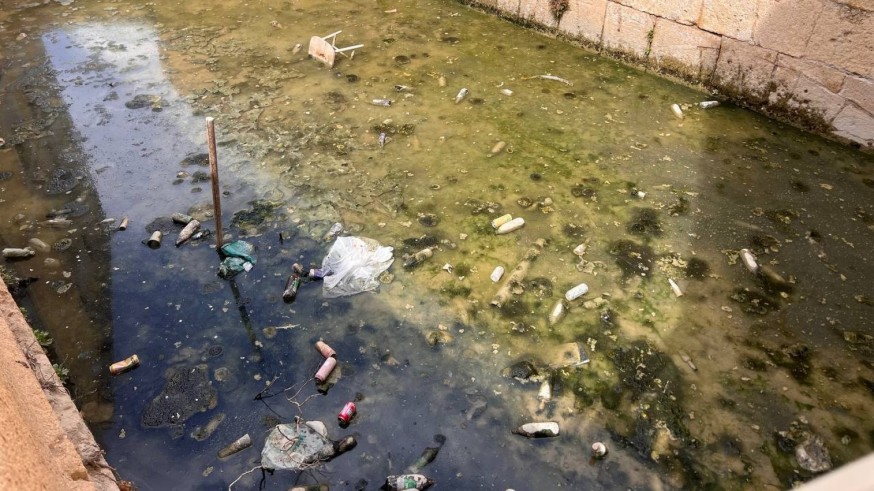 Huermur denuncia la insalubridad del canal de los Molinos del Río