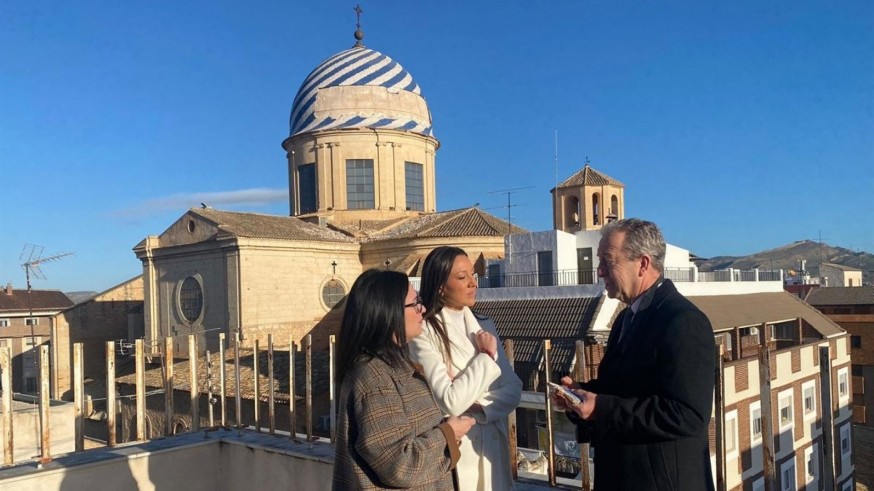 Se activa un plan de emergencia para restaurar la cúplula de la Purísima en Yecla