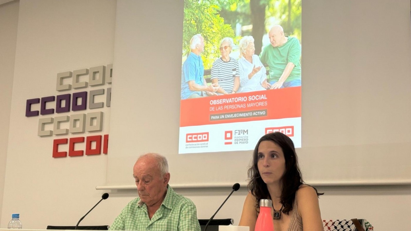 CCOO alerta de la brecha de género en las pensiones y de las dificultades para acceder a residencias en Murcia