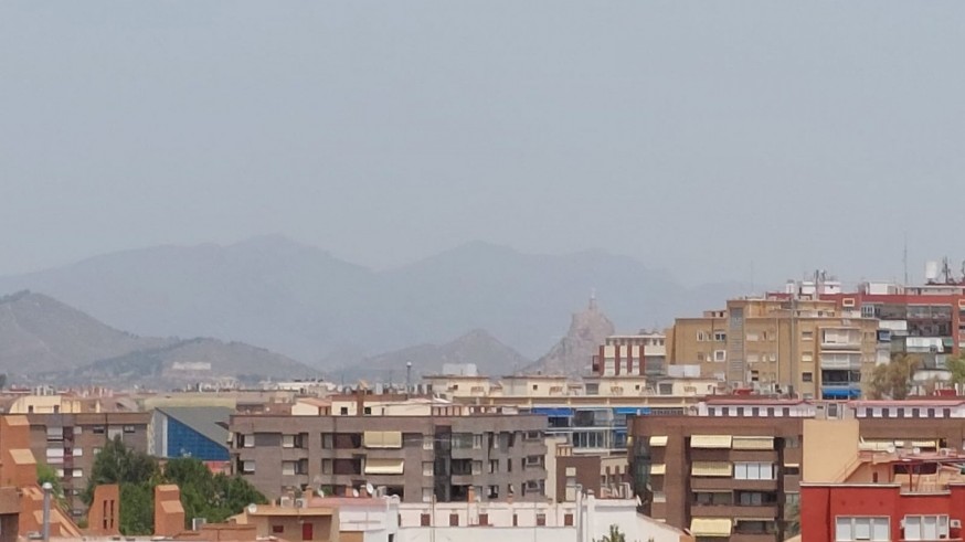 La entrada de polvo sahariano empeora la calidad del aire en la Región