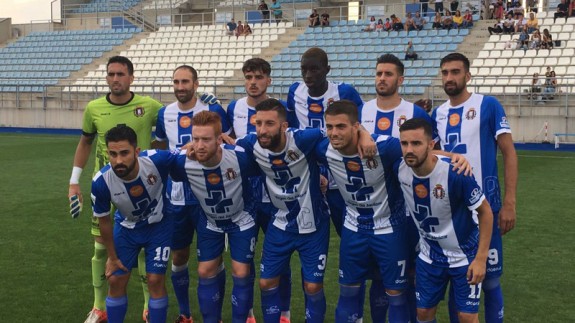 Once titular del Lorca Deportiva contra la Balompédica Linense (foto: Lorca Deportiva)