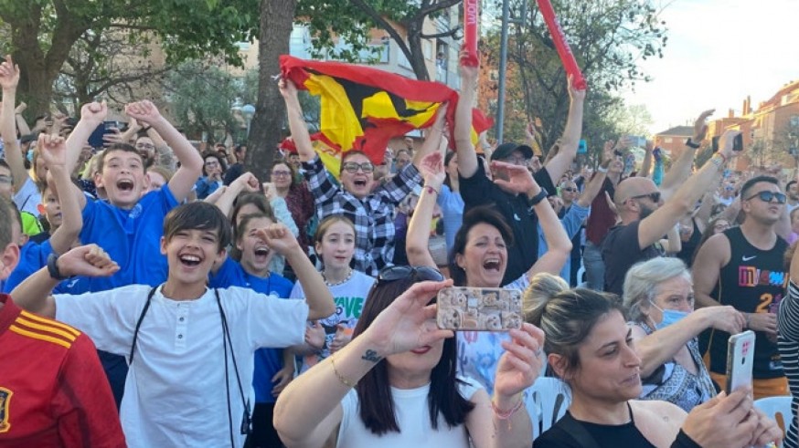 GALERÍA | Fiesta en El Palmar tras la victoria de Alcaraz en Madrid