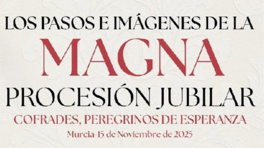 Este es el recorrido de la Procesión Magna en Murcia