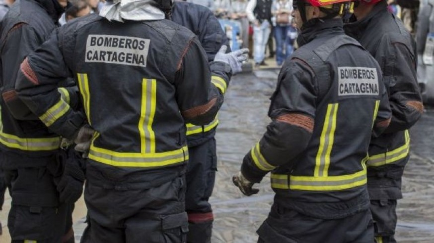 Un fallecido en el incendio de su vivienda en Cartagena