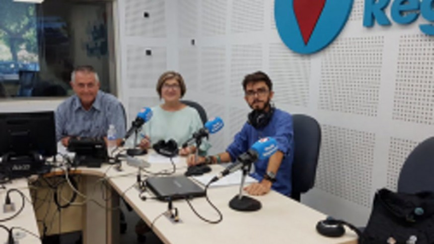 Fran Carpena con Carmen Campos y Miguel Massotti