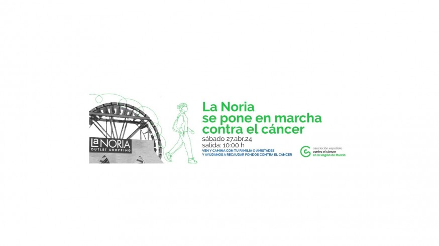 Carrera benéfica por la Asociación española contra el cáncer este sábado 27 de abril en La Noria