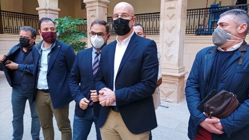 Miguel Ángel Higuera tras la reunión en Lorca entre el sector ganadero y el equipo de gobierno