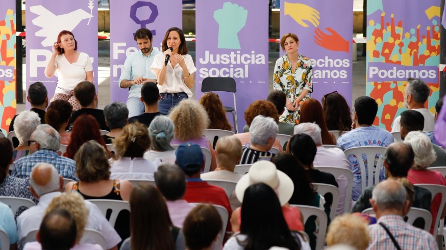 Belarra protagoniza el acto electoral central de Podemos en la Región de Murcia