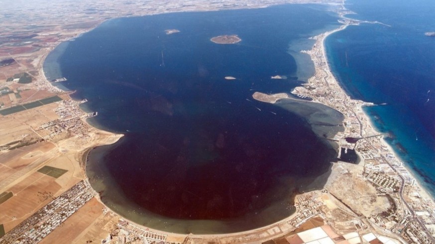 Imagen aérea del Mar Menor. Foto EFE